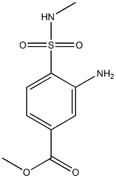 methyl 3-amino-4-(methylsulfamoyl)benzoate Struktur