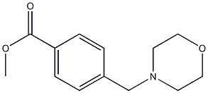 methyl 4-(morpholin-4-ylmethyl)benzoate Struktur