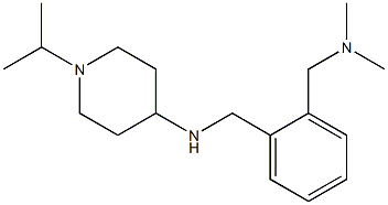 N-({2-[(dimethylamino)methyl]phenyl}methyl)-1-(propan-2-yl)piperidin-4-amine Struktur