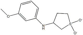 N-(1,1-dioxidotetrahydrothien-3-yl)-N-(3-methoxyphenyl)amine Struktur