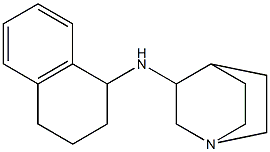 N-(1,2,3,4-tetrahydronaphthalen-1-yl)-1-azabicyclo[2.2.2]octan-3-amine Struktur