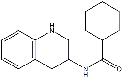 N-(1,2,3,4-tetrahydroquinolin-3-yl)cyclohexanecarboxamide Struktur