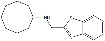 N-(1,3-benzothiazol-2-ylmethyl)cyclooctanamine Struktur