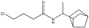 N-(1-{bicyclo[2.2.1]heptan-2-yl}ethyl)-4-chlorobutanamide Struktur