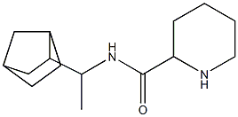 N-(1-{bicyclo[2.2.1]heptan-2-yl}ethyl)piperidine-2-carboxamide Struktur