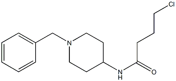 N-(1-benzylpiperidin-4-yl)-4-chlorobutanamide Struktur