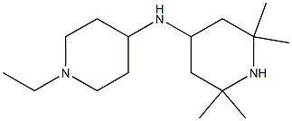 N-(1-ethylpiperidin-4-yl)-2,2,6,6-tetramethylpiperidin-4-amine Struktur