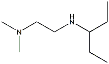 N'-(1-ethylpropyl)-N,N-dimethylethane-1,2-diamine Struktur