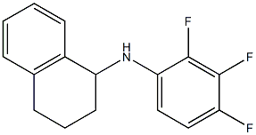 N-(2,3,4-trifluorophenyl)-1,2,3,4-tetrahydronaphthalen-1-amine Struktur