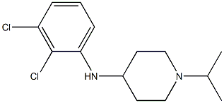 N-(2,3-dichlorophenyl)-1-(propan-2-yl)piperidin-4-amine Struktur