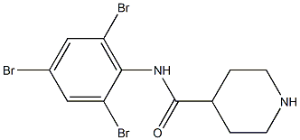 N-(2,4,6-tribromophenyl)piperidine-4-carboxamide Struktur