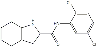 N-(2,5-dichlorophenyl)-octahydro-1H-indole-2-carboxamide Struktur