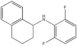 N-(2,6-difluorophenyl)-1,2,3,4-tetrahydronaphthalen-1-amine Struktur