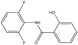 N-(2,6-difluorophenyl)-2-hydroxybenzamide Struktur