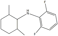 N-(2,6-dimethylcyclohexyl)-2,6-difluoroaniline Struktur