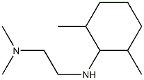 N'-(2,6-dimethylcyclohexyl)-N,N-dimethylethane-1,2-diamine Struktur