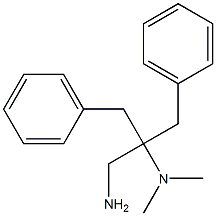 N-(2-amino-1,1-dibenzylethyl)-N,N-dimethylamine Struktur