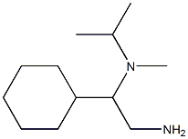 N-(2-amino-1-cyclohexylethyl)-N-isopropyl-N-methylamine Struktur