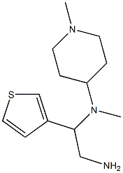 N-(2-amino-1-thien-3-ylethyl)-N-methyl-N-(1-methylpiperidin-4-yl)amine Struktur