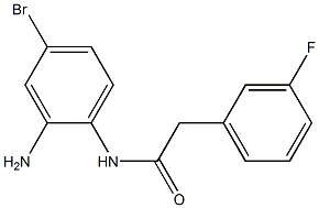 N-(2-amino-4-bromophenyl)-2-(3-fluorophenyl)acetamide Struktur