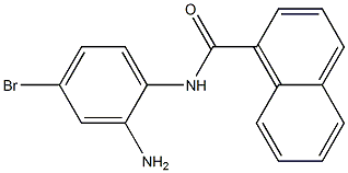 N-(2-amino-4-bromophenyl)naphthalene-1-carboxamide Struktur