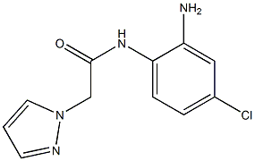 N-(2-amino-4-chlorophenyl)-2-(1H-pyrazol-1-yl)acetamide Struktur