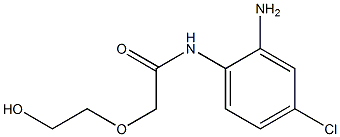 N-(2-amino-4-chlorophenyl)-2-(2-hydroxyethoxy)acetamide Struktur