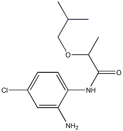 N-(2-amino-4-chlorophenyl)-2-(2-methylpropoxy)propanamide Struktur