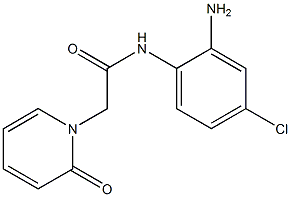 N-(2-amino-4-chlorophenyl)-2-(2-oxopyridin-1(2H)-yl)acetamide Struktur