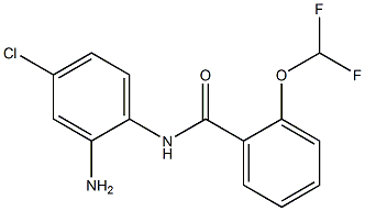 N-(2-amino-4-chlorophenyl)-2-(difluoromethoxy)benzamide Struktur