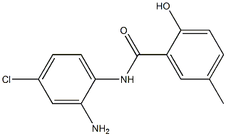 N-(2-amino-4-chlorophenyl)-2-hydroxy-5-methylbenzamide Struktur