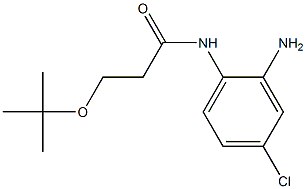 N-(2-amino-4-chlorophenyl)-3-(tert-butoxy)propanamide Struktur