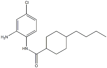 N-(2-amino-4-chlorophenyl)-4-butylcyclohexane-1-carboxamide Struktur