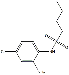 N-(2-amino-4-chlorophenyl)butane-1-sulfonamide Struktur