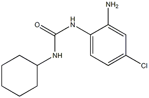 N-(2-amino-4-chlorophenyl)-N'-cyclohexylurea Struktur