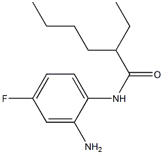 N-(2-amino-4-fluorophenyl)-2-ethylhexanamide Struktur