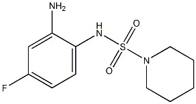 N-(2-amino-4-fluorophenyl)piperidine-1-sulfonamide Struktur