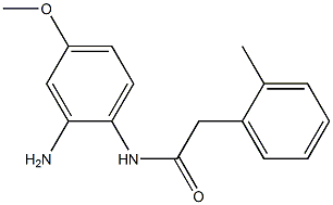 N-(2-amino-4-methoxyphenyl)-2-(2-methylphenyl)acetamide Struktur