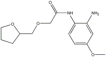 N-(2-amino-4-methoxyphenyl)-2-(oxolan-2-ylmethoxy)acetamide Struktur