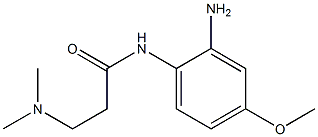 N-(2-amino-4-methoxyphenyl)-3-(dimethylamino)propanamide Struktur