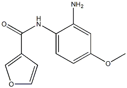 N-(2-amino-4-methoxyphenyl)-3-furamide Struktur