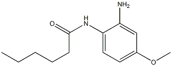 N-(2-amino-4-methoxyphenyl)hexanamide Struktur