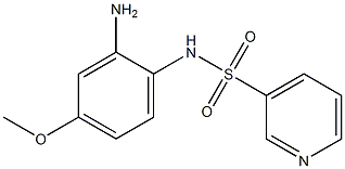 N-(2-amino-4-methoxyphenyl)pyridine-3-sulfonamide Struktur