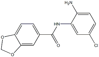 N-(2-amino-5-chlorophenyl)-1,3-benzodioxole-5-carboxamide Struktur