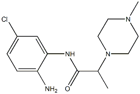 N-(2-amino-5-chlorophenyl)-2-(4-methylpiperazin-1-yl)propanamide Struktur