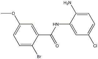 N-(2-amino-5-chlorophenyl)-2-bromo-5-methoxybenzamide Struktur