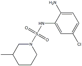 N-(2-amino-5-chlorophenyl)-3-methylpiperidine-1-sulfonamide Struktur