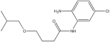 N-(2-amino-5-chlorophenyl)-4-(2-methylpropoxy)butanamide Struktur