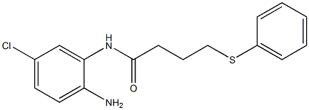 N-(2-amino-5-chlorophenyl)-4-(phenylsulfanyl)butanamide Struktur