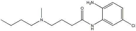 N-(2-amino-5-chlorophenyl)-4-[butyl(methyl)amino]butanamide Struktur